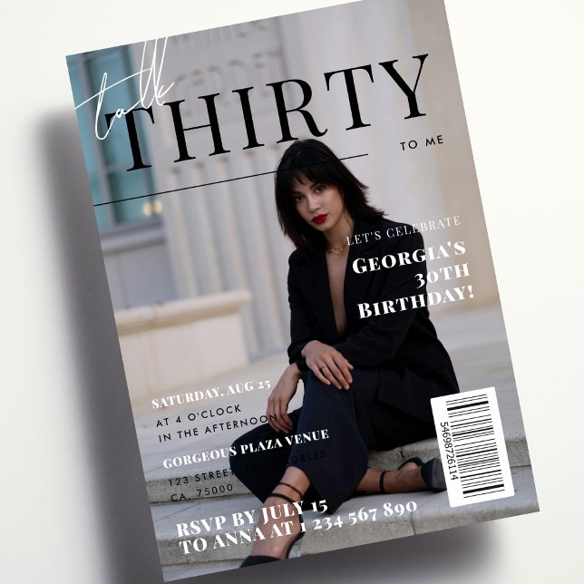 Convite Cobrir da Revista Fotográfica Personalizada do ani (Criador carregado)