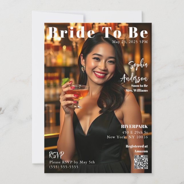 Convite Cobrir Da Revista Para Ser Convidado (Frente)