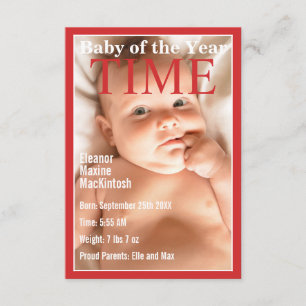 CONVITE COBRIR DE ESTILO DE TEMPO BABY ANUNCETION