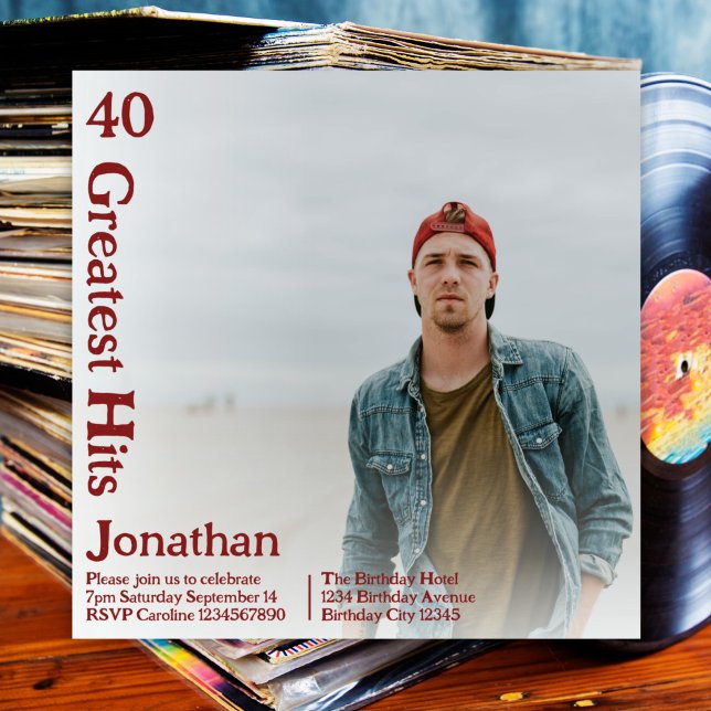 Convite Cobrir de Música do Álbum Personalizado (Criador carregado)