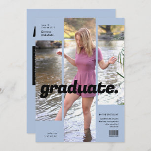 Convite Cobrir de Revista Simples e Moderno