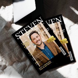 Convite Cobrir exclusivo da revista fotográfica personaliz