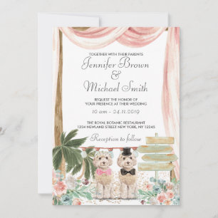 Convite Cockapoo Cão Russo