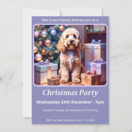 Convite Cockapoo Natal