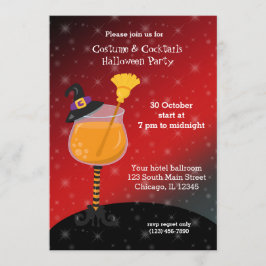 Convite Cocktail de Halloween