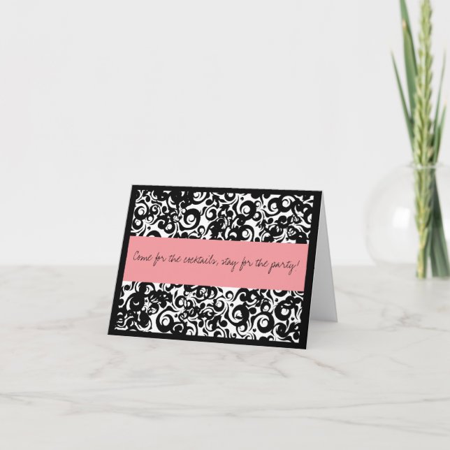 Convite Cocktail Party editable invitations (Frente)