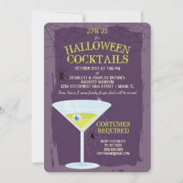 Convite Cocktails Halloween