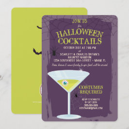 Convite Cocktails Halloween