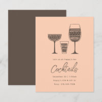 Cocktails Peach Cocktail, Partido dos Cocktail