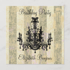 Convite Coco Chandelier ~