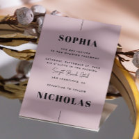 Cód. QR de casamento Elegante e empoeirado