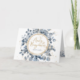 Convite Código de erro Dourado Eucalyptus 01 - RSVP 1