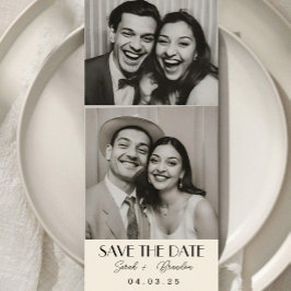 Convite Código de Qrcode de Tipografia de Photobooth Elega