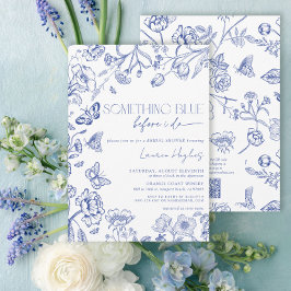 Convite Código QR Algo Azul Antes de Fazer Chá de panela