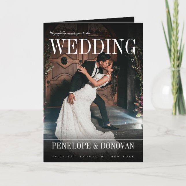 Convite Código QR da Revista de Fotografias Escuras em Um  (Frente)