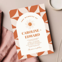 Código Qr de Casamento de Boho de Onda Colorida co
