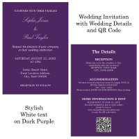 Código QR de Confirmação de Presença para Casament
