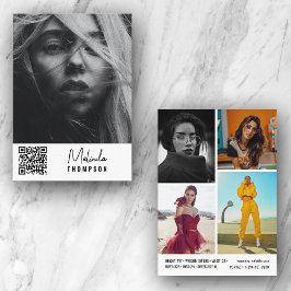 Convite Código QR de Foto da Placa Comp 5 de Modelagem Mod