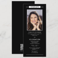 Código QR de Foto Moderna Simples da festa de form