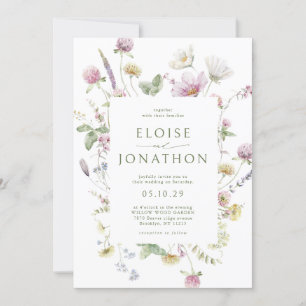 Convite Código QR do Pastel Selvagem de Pastel Molado Eleg