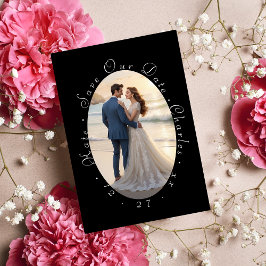 Convite Código QR do Quadro de Fotografias Elegante Guarda