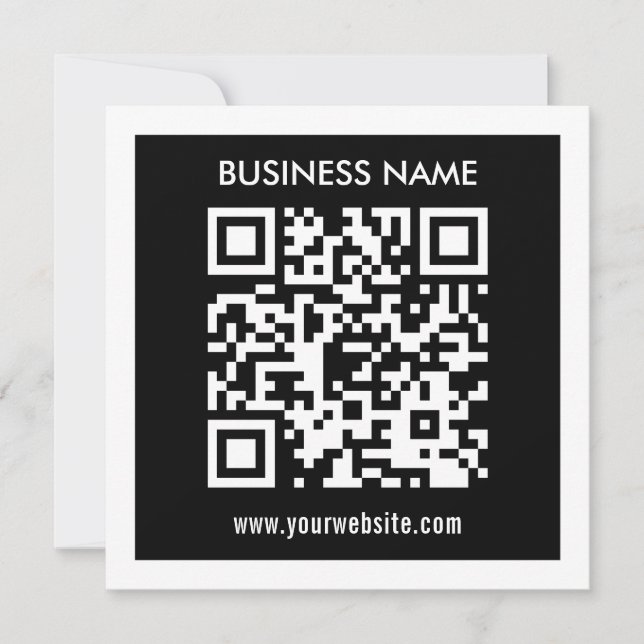 Convite Código QR editável (gerado instantaneamente) | Pre (Frente)