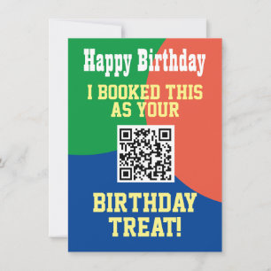 Convite Código QR em uma placa