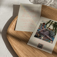 Código QR Pastel Colorido Casamento Whimsical Escr
