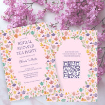Código QR PERSONALIZADO do Chá de panela de Tea Pa