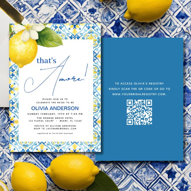 Convite Código QR que é Chá de panela de limão italiano (Criador carregado)