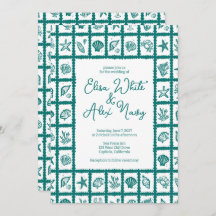 Código QR Verde de Casamento PERSONALIZADO de Seas