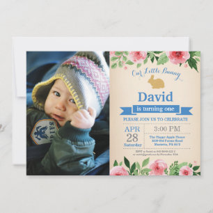 Convite Coelhinho Aniversário Garoto Páscoa Ovo 1 rua Pr