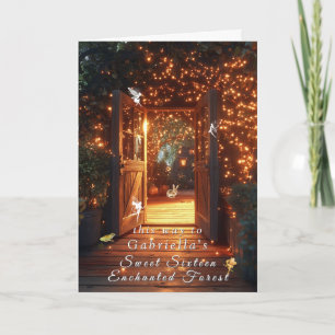 Convite Coelhinho das Fadas Florestais Encantadas