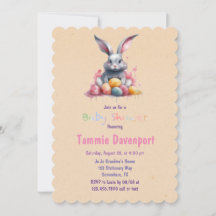 Coelhinho de Páscoa com Chá de fraldas de Ovos de 