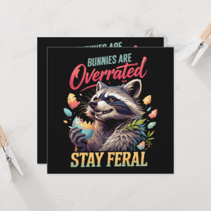 Convite Coelhinhos São Superestimados Fique Feral