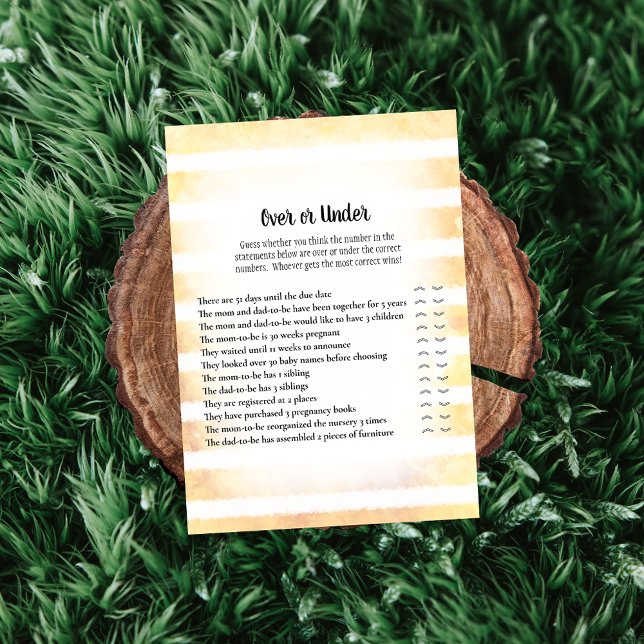 Convite Coelho Branco Amarelo Sobre o Jogo do Chá de frald (Criador carregado)