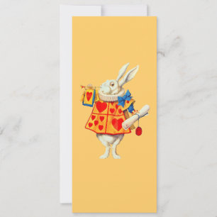 Convite Coelho da mudança de cor em Alice Wonderland ~ Co