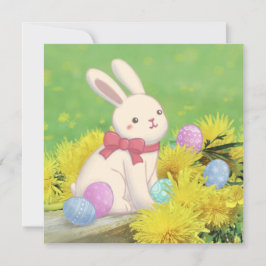 Convite Coelho da Páscoa, Ovos da Páscoa e Ilustração de F