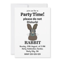 Coelho Por Favor Não Incomodar Coelho Engraçado