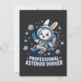 Convite Coelho Profissional que Desvia de Asteroides