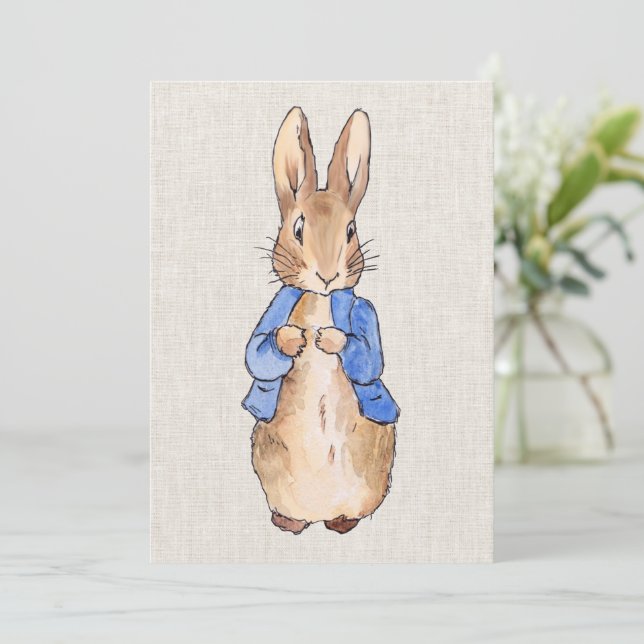 Convite Coelho Rabbit (Em pé/Frente)