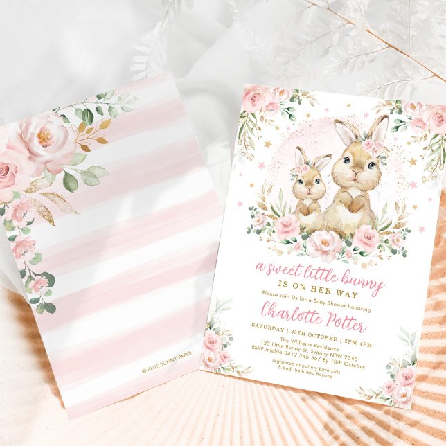 Convite Coelho Verde Bonito Coelho Páscoa Festa de anivers (Criador carregado)