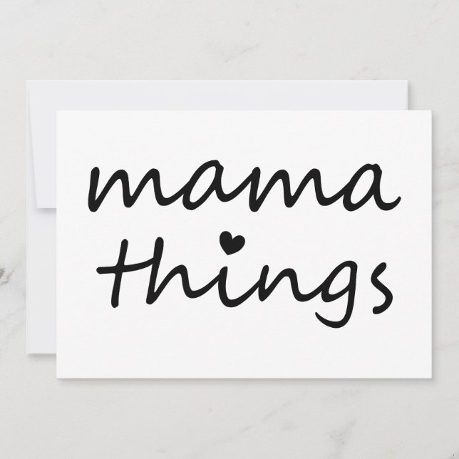 Convite Coisas de Mamãe Primeiro Dia das Mães Nova Mãe (Frente)