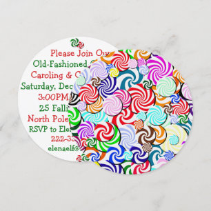 Convite - Colagem de Doces