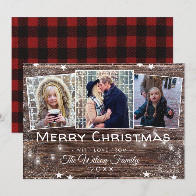 Convite Colagem de Fotografias da Corrente das Cordas de N (Frente/Verso)