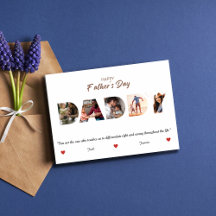 Colagem de Fotografias do PAI Personalizado