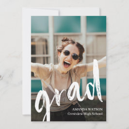 Convite Colagem de Fotos Moderna Turma de Graduados de 202