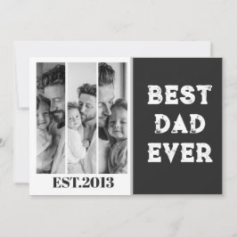 Convite Colagem de Fotos Personalizada Melhor Pai de Todos