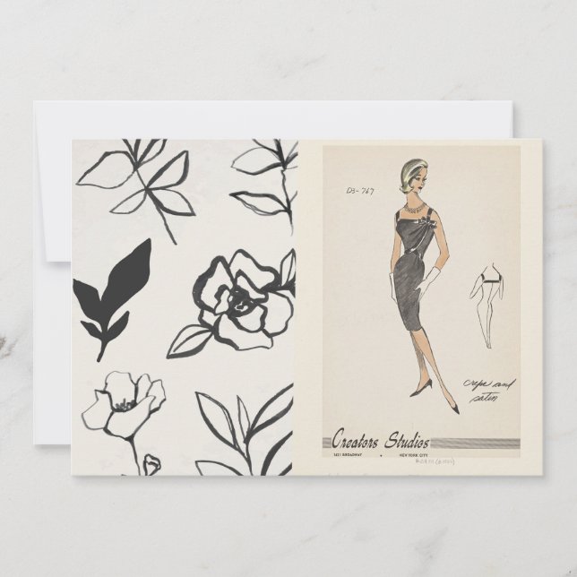 Convite Colagem de Moda 1959 (Frente)