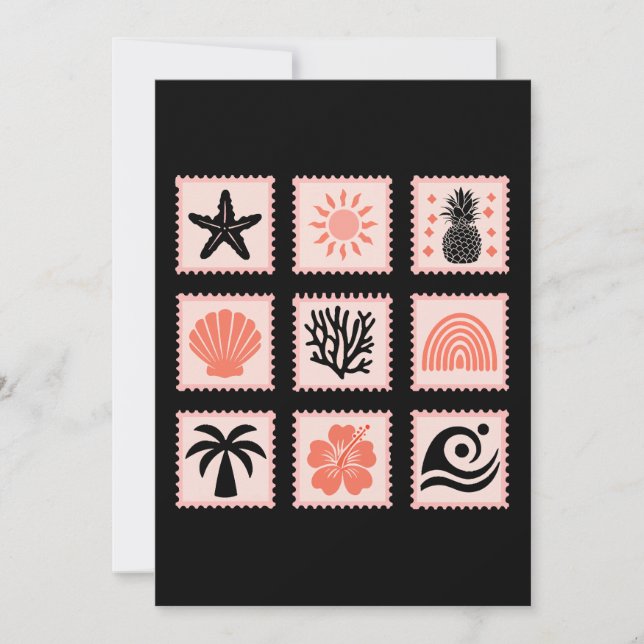 Convite Colagem de selos naturais (Frente)